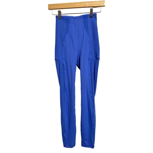 Lululemon everlux mesh‎ shr training wild indigo leggings 25'' size 2 - Picture 1 of 6